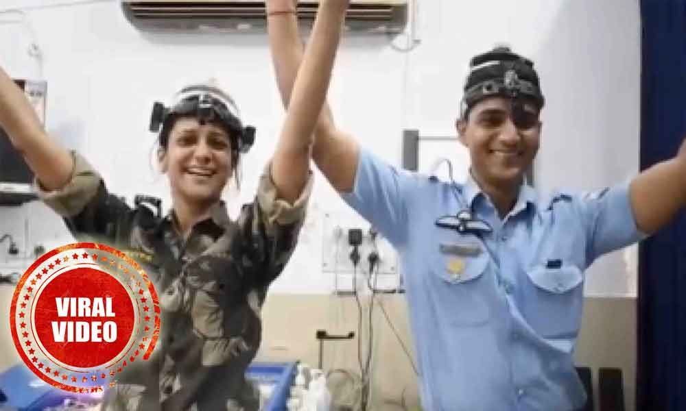 Video of military doctors, patients dancing goes viral