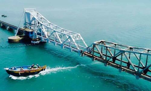 Police Warn Of Bomb Threat To Tamil Nadus Pamban Bridge