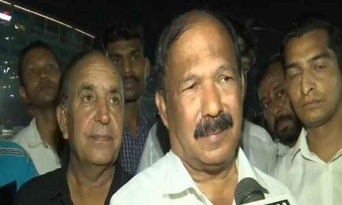 Congress MLA Kalidas attends NDAs rally, says ready to leave party