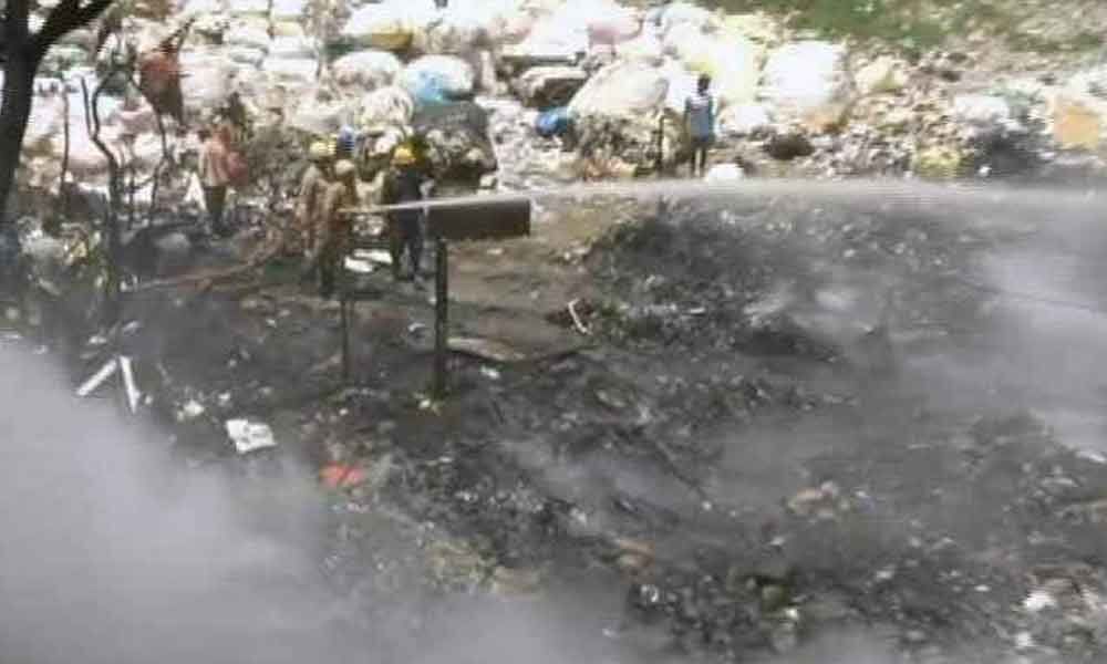 40 Shanties Gutted After Fire in Delhi