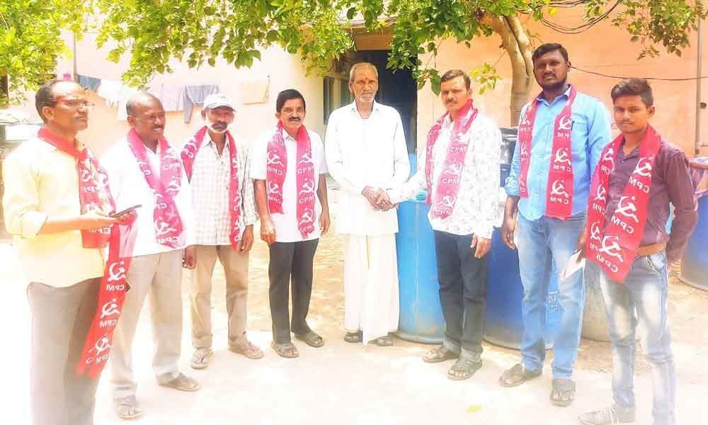 CPM takes out rally in JNNURM Colony