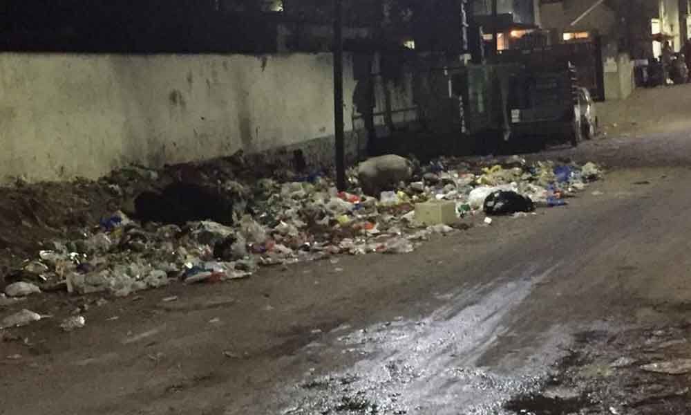 A harrowing time as garbage piles up