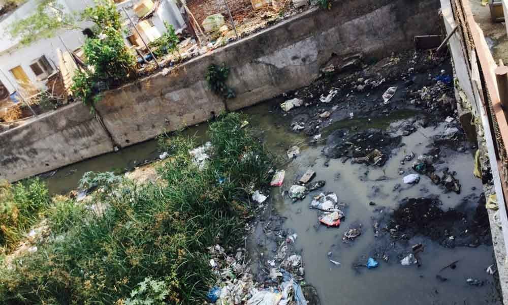 Open sewage nauseates Rahamath Nagar people