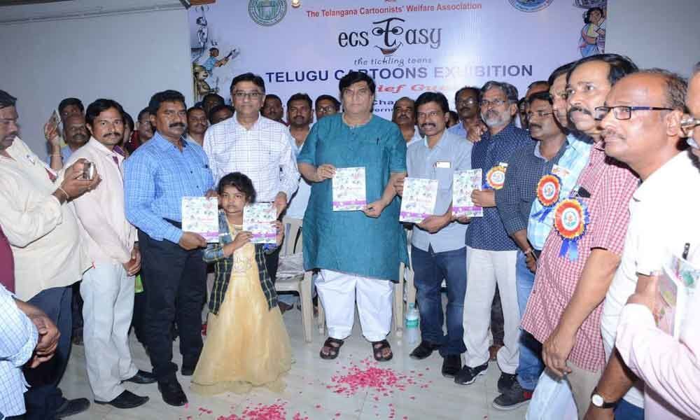 Book on cartoons released in city