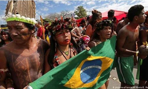 Brazils indigenous tribes protest right wing policies
