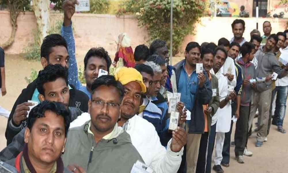 20.87% voting for 3 Lok Sabha seats in Jharkhand Maoist belt