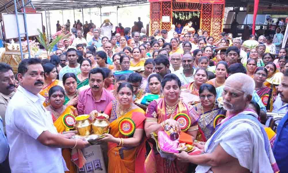 Nuthana Paryankothsavam held in Bhadradri temple