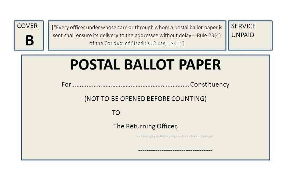 Postal ballots now on high demand in Prakasam