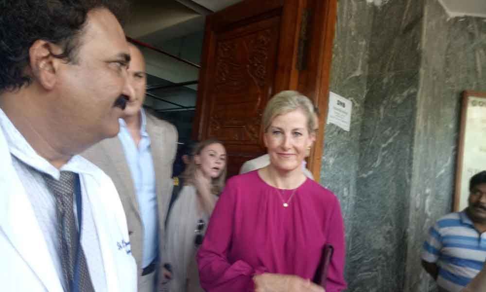 Countess of Wessex visits Gandhi Hospital