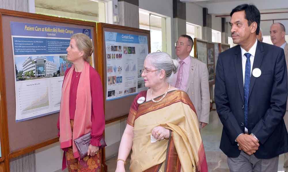 Countess of Wessex pays visit to LV Prasad Eye Institute