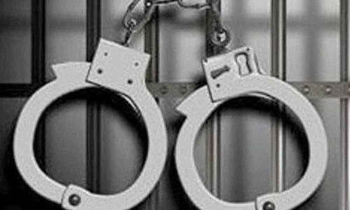 Police arrested ABVP leaders who staged protest at Pragati Bhavan premises