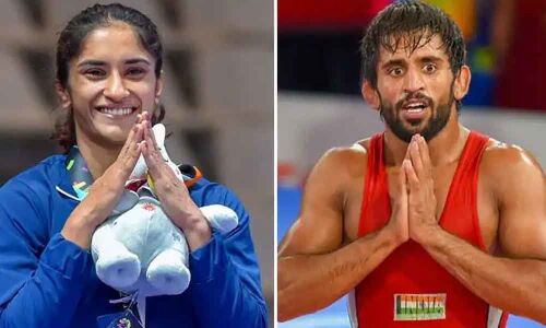Vinesh Phogat, Bajrang Punia recommended for Khel Ratna