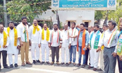 Protesters taken into custody