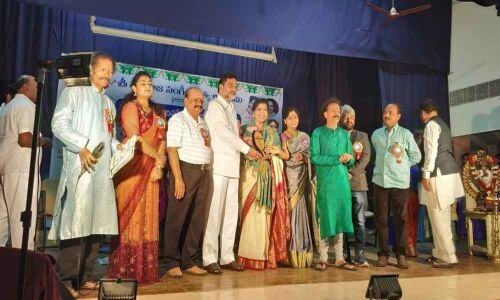 Director of Amma Seva Trust presented award