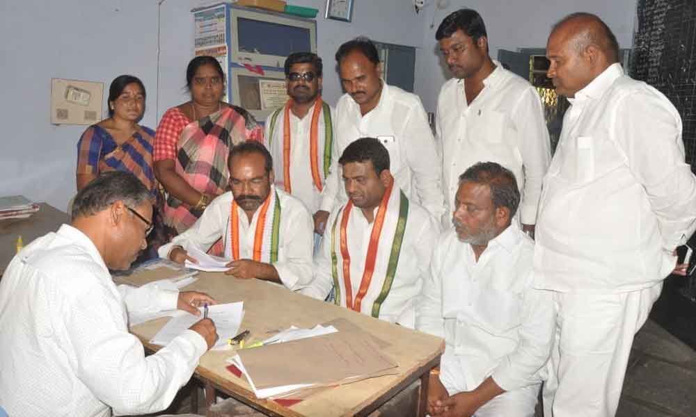 Candidates file papers for final phase
