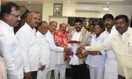 New Kurma Sangham body calls on Talasani Srinivas Yadav