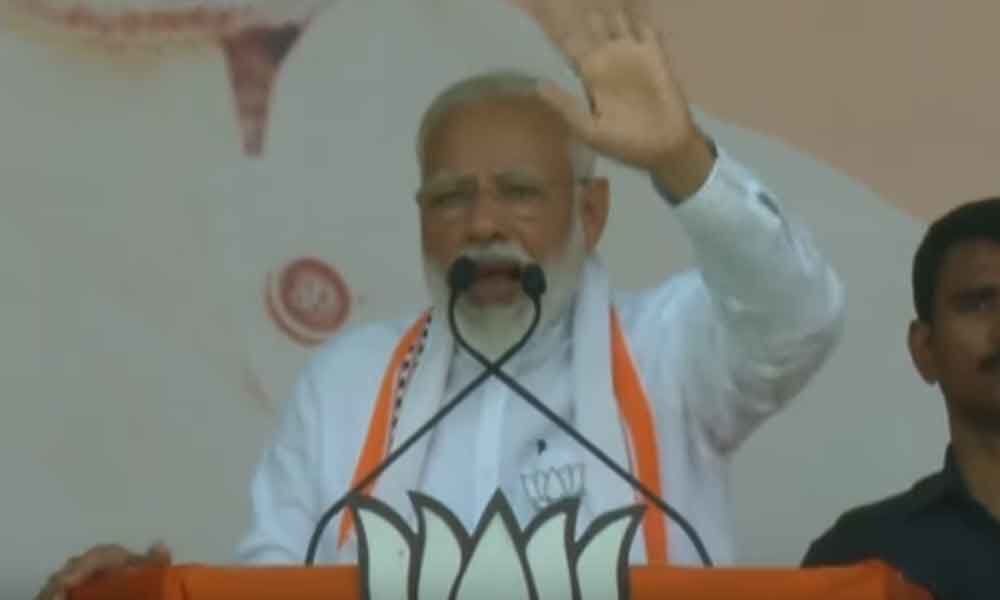 Terrorists are waiting for weak government to strike: Modi