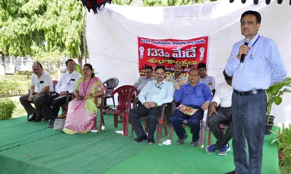May Day: Workerscontribution lauded in Ramagundam