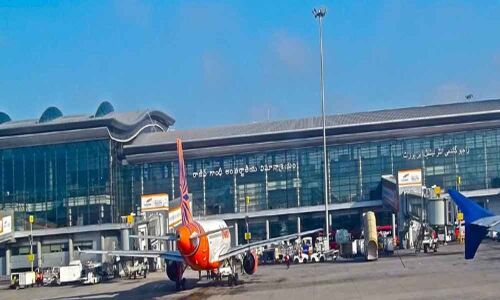 Bangalore-bound flight has an emergency landing at Hyderabads RGIA