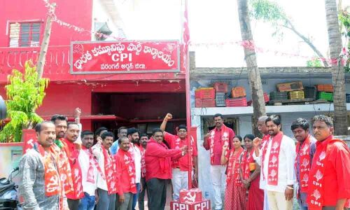 BJP, TRS are anti-working classin Hanamkonda