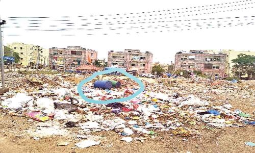 Heaps of garbage everywhere here