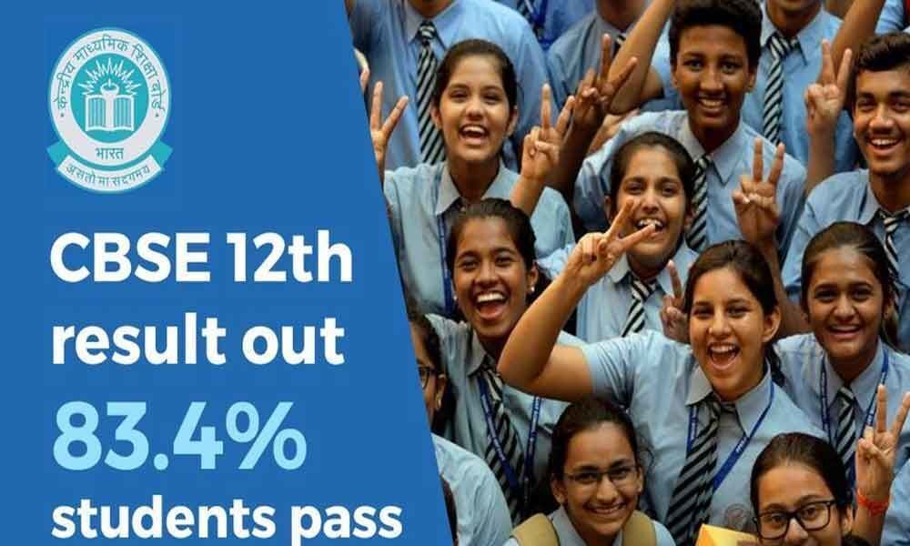 CBSE declared Class XII 2019 results, 83.4 pass percentage