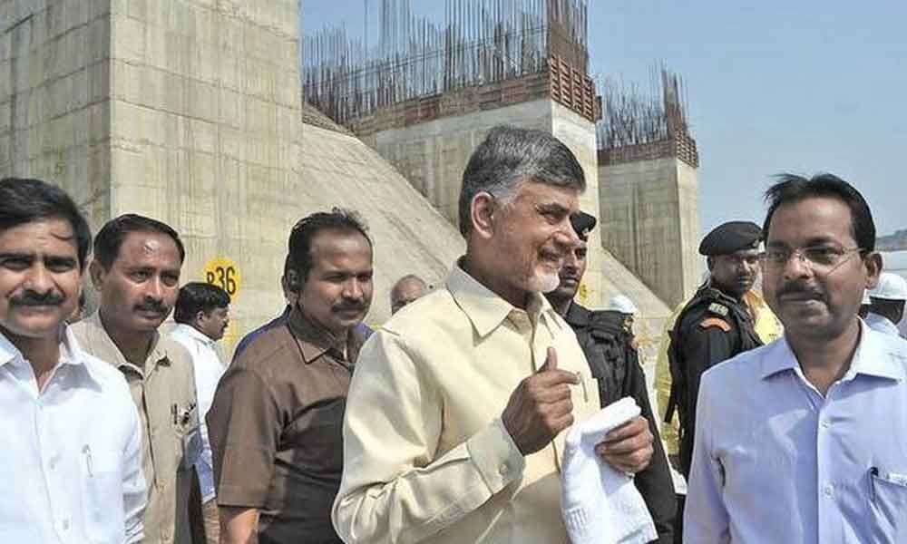 Chandrababu Naidu will visit Polavaram on Monday