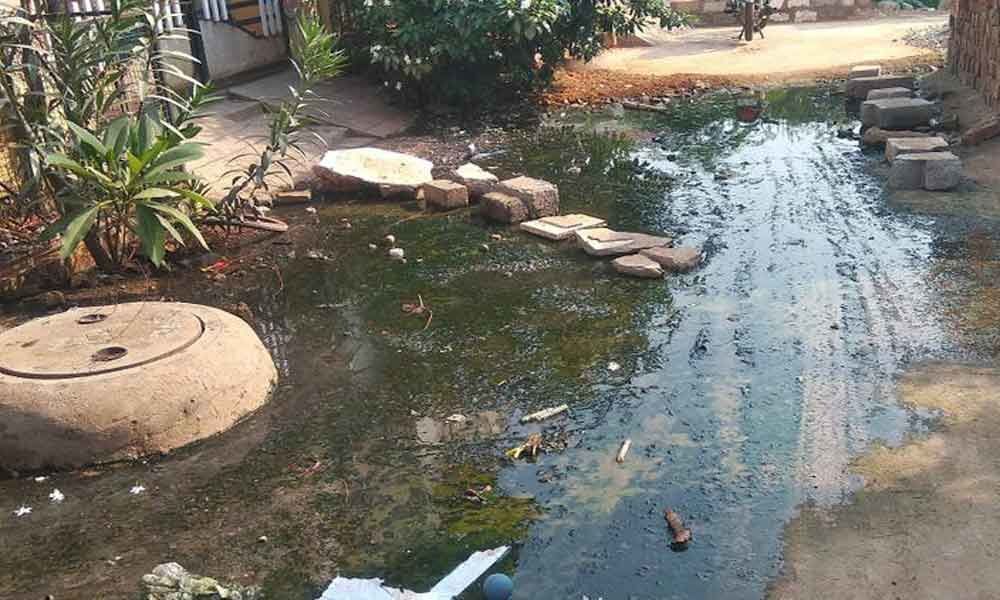 Sewage spill keeps people on the edge