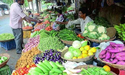 Many stock veggies in enough quantities