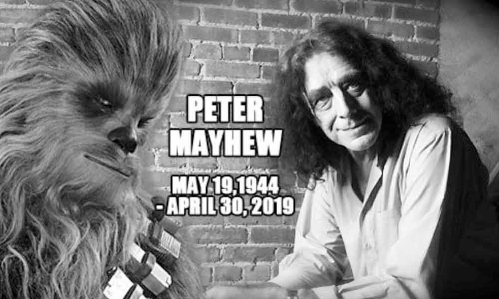 Star Wars actor Peter Mayhew aka Chewbacca passes away at 74