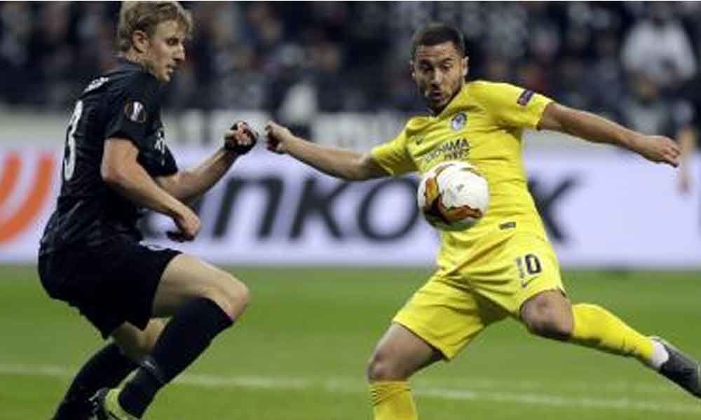 Chelsea set record with 1-1 draw against Frankfurt in Europa League