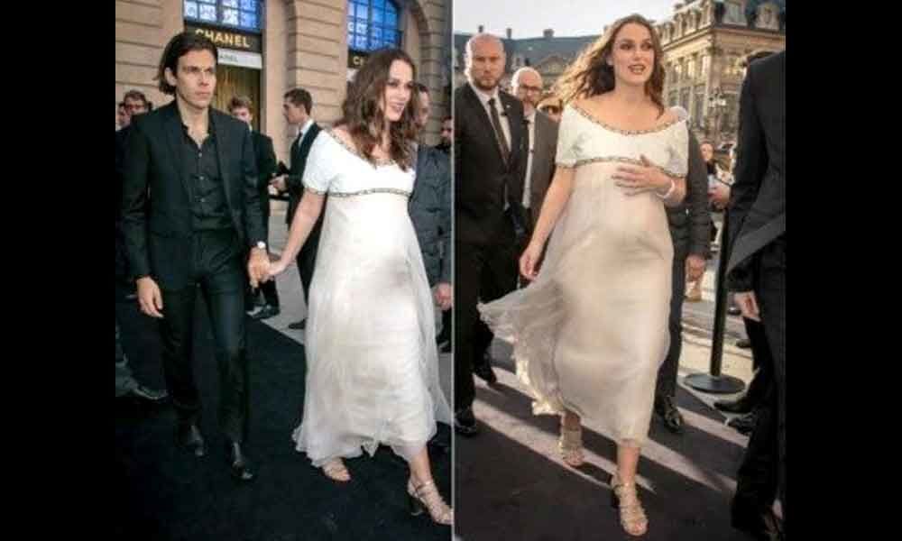 Keira Knightley Is Pregnant, Flaunts Baby Bump At A Cocktail Party
