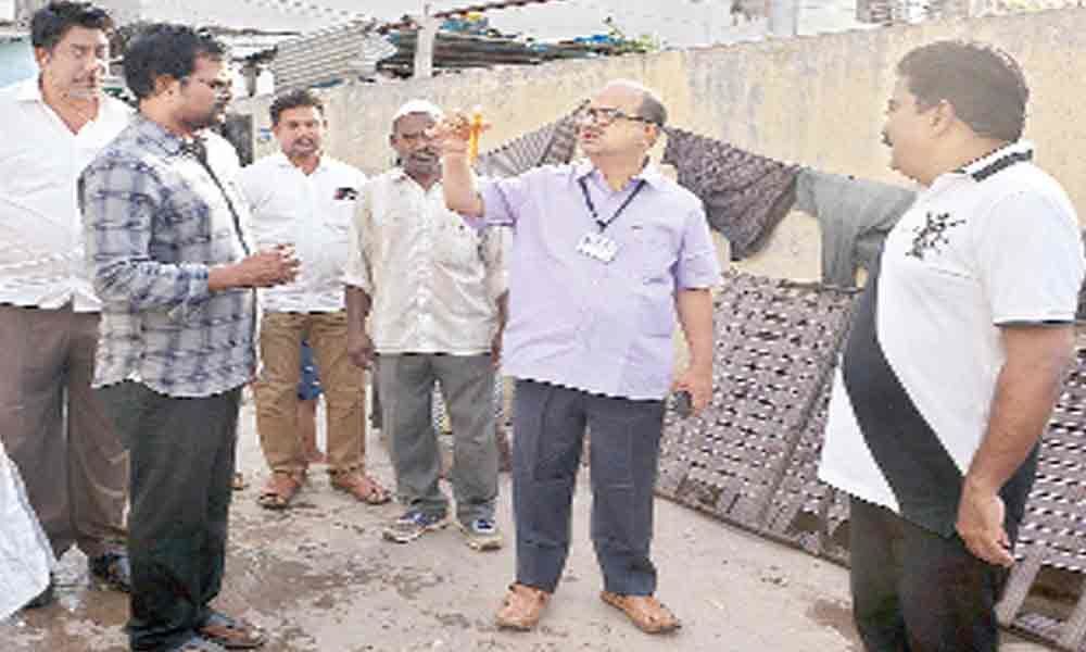 Civic chief inspects water supply
