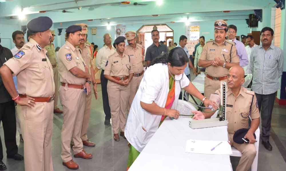 Health camp for cops inaugurated