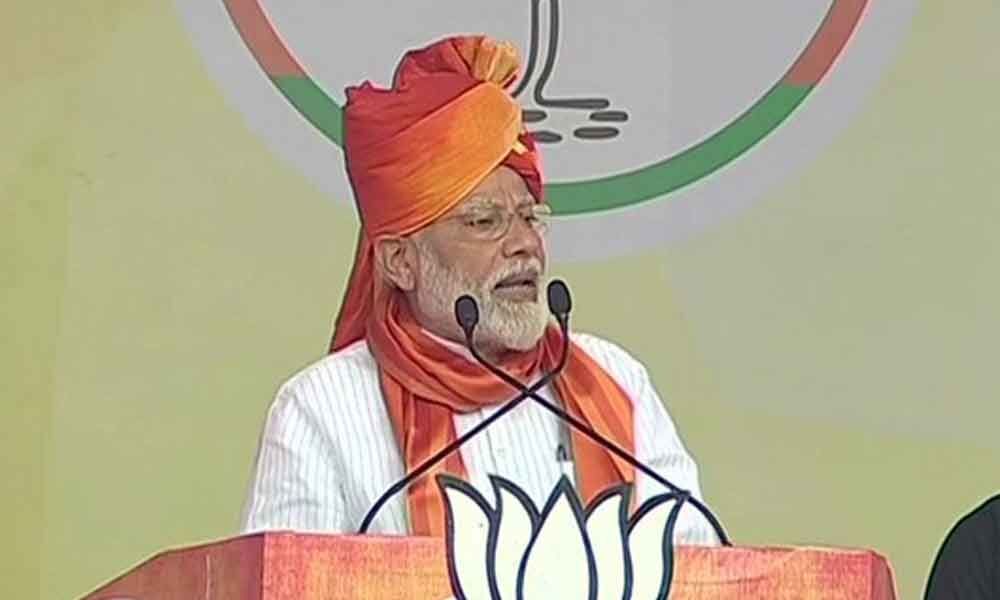 Modi takes a dig at Congress over surgical claim