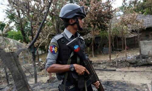 Myanmar forces kill 6 suspecting rebel-links