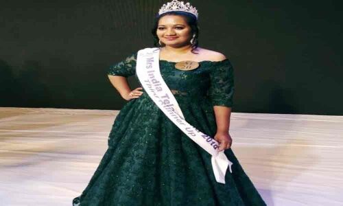 City woman shines in beauty contest