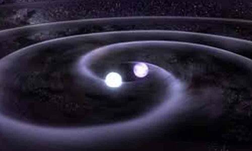 Two neutron stars collided near solar system billions of years ago