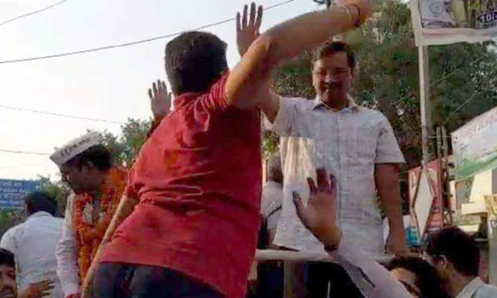 Man who slapped Kejriwal sent to 2-day judicial custody