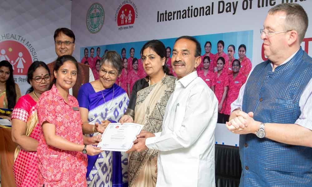 Midwifery becoming popular again in Telangana State