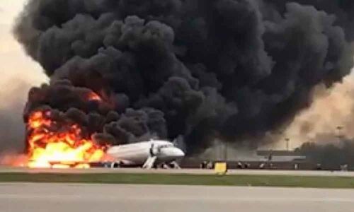 At least 41 dead in Russian plane blaze disaster