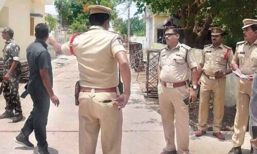 Police over action during repolling in Guntur district