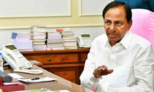 KCR skips voting for ZP, MPP polls