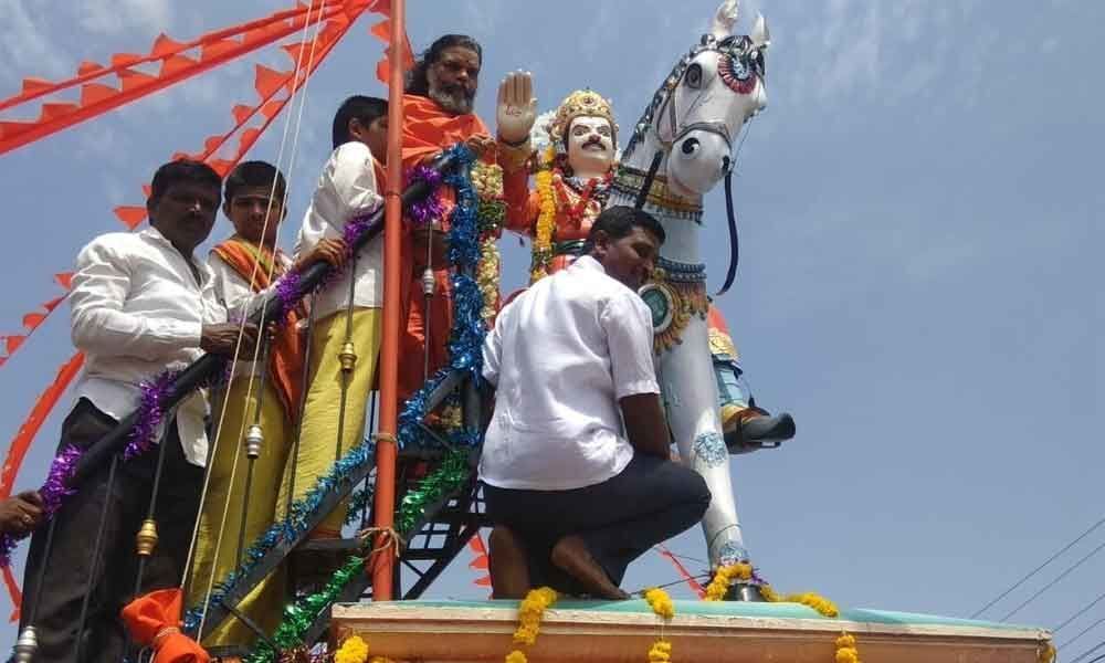 Basaveswara jayanti held grandly