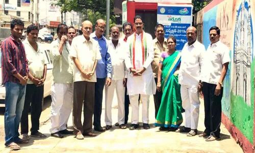 Shashidhar Reddy tours Padma Rao Colony