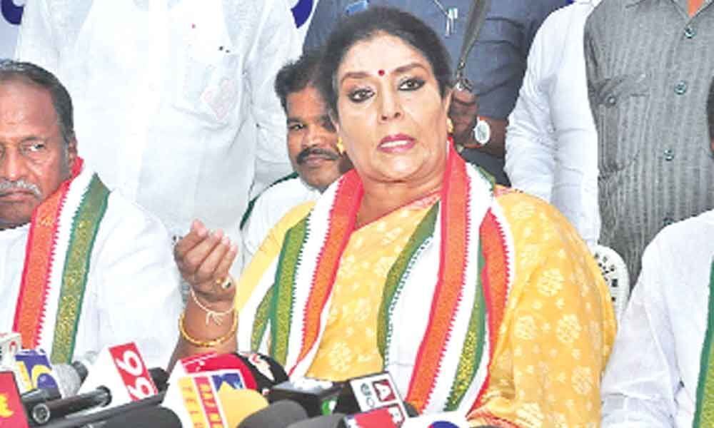 Inter students suicides : Renuka demands aid for victims kin