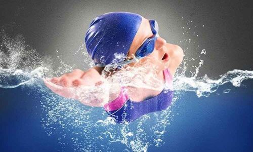 Pool time in summer, a real  fun and care