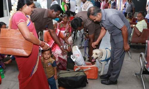 Bomb squads conduct checks at religious, public places