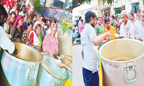 Feeding the poor at govt hospitals
