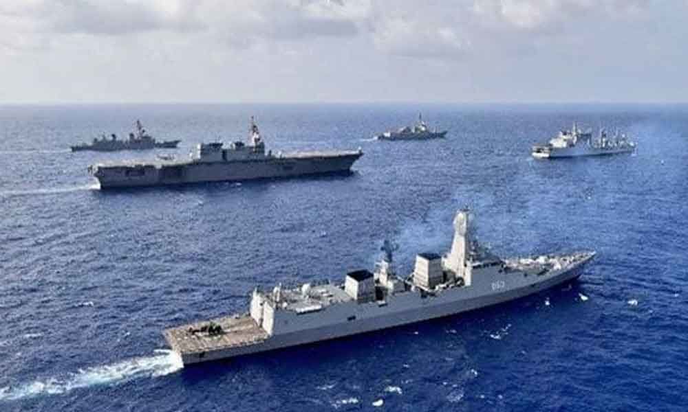 India joins naval exercises by US, Philippines, Japan in South China Sea